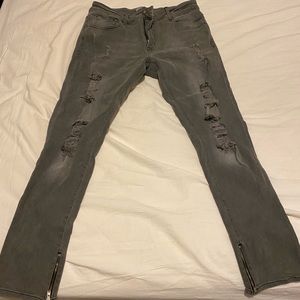 Legend london ripped and repaired jeans